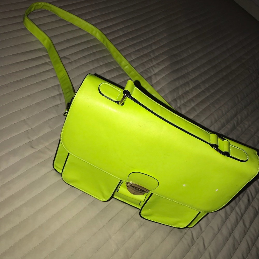 Aldo Neon green purse